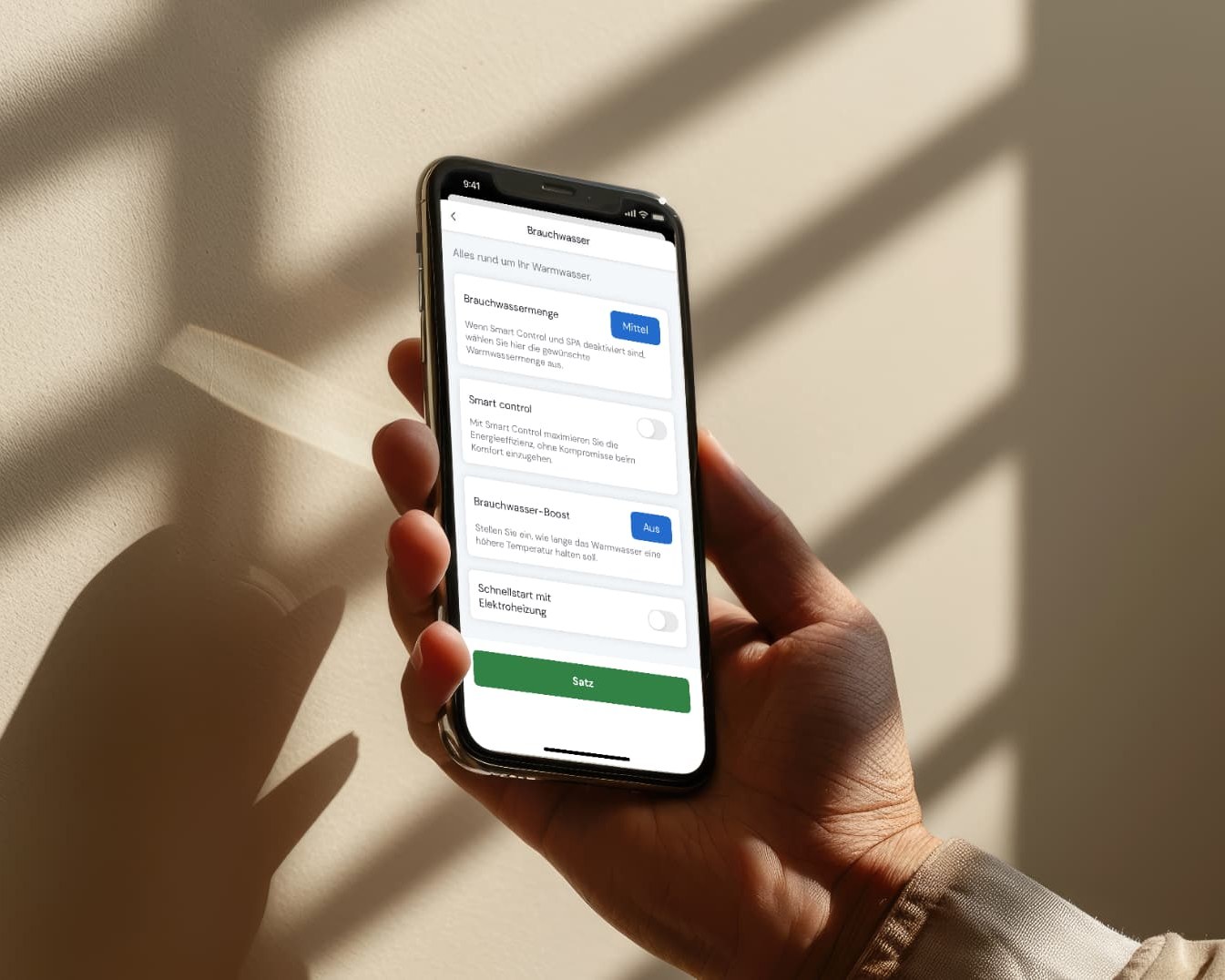 NIBE App – Smart Price Adaption Einstellungen