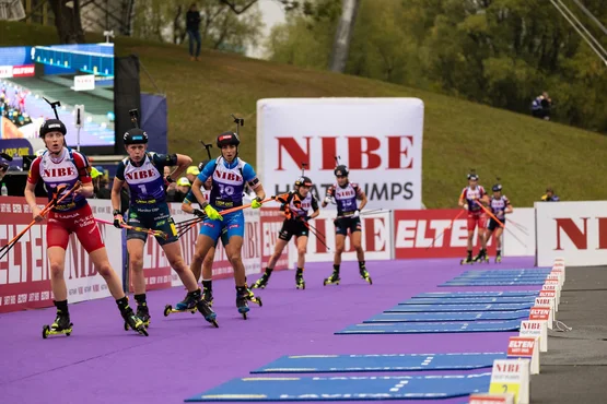 Biathletinnen beim LOOP ONE Festival